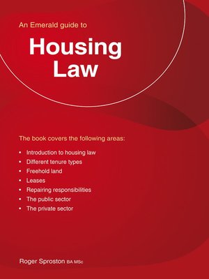 cover image of Housing Law